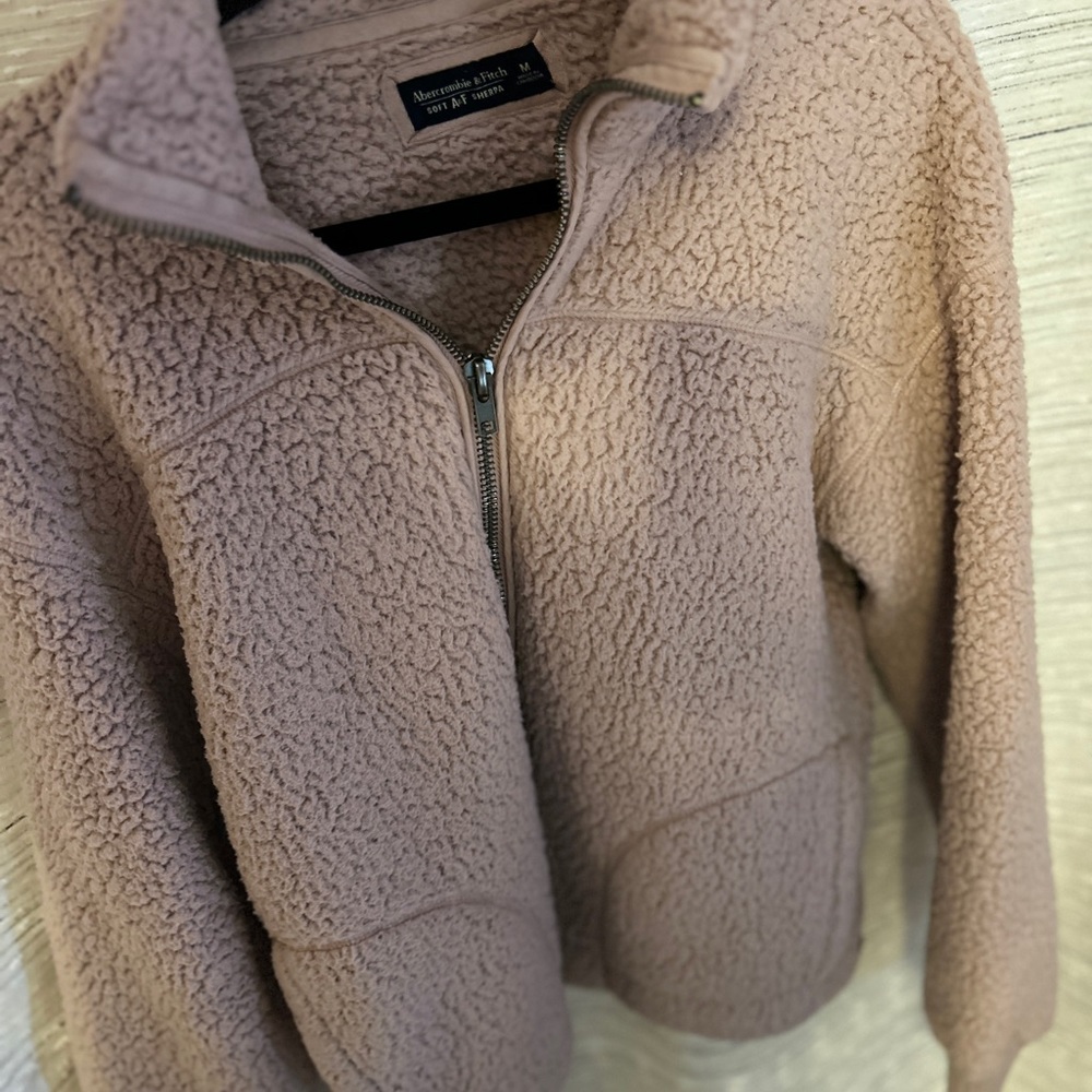 Teddy Bear fluffy Abercrombie & Fitch Sherpa jacket